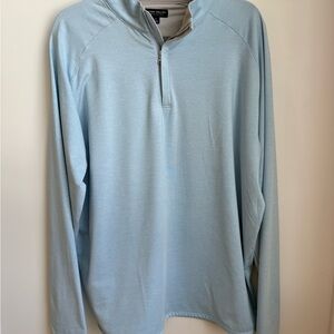 Peter Millar Blue Performance Quarter Zip